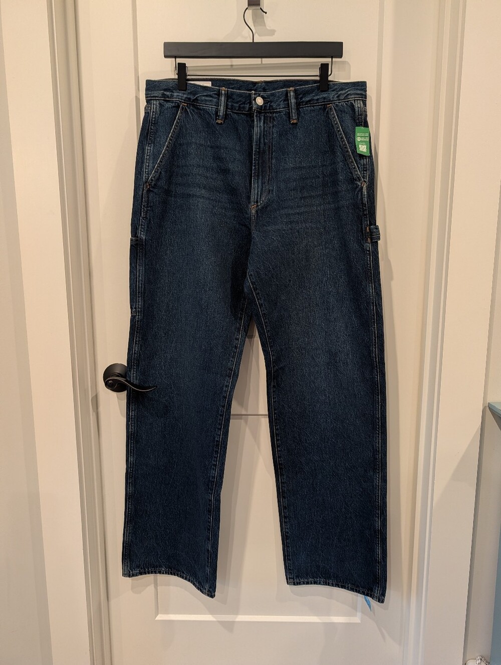 GAP Men's Indigo Relaxed Carpenter Jeans